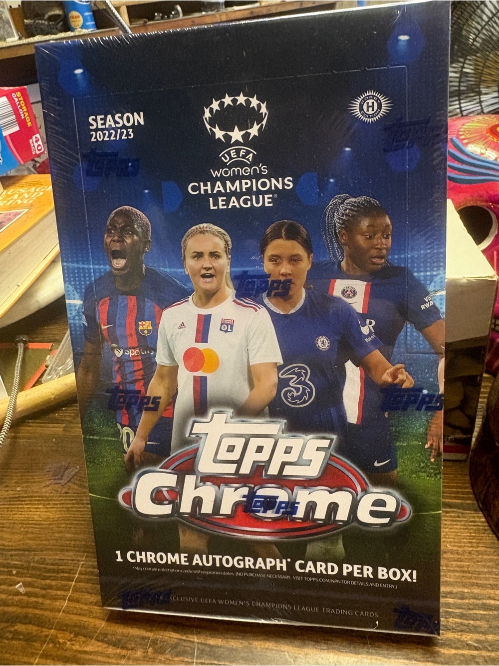 2022/23 Topps Chrome UEFA Women's Champions League Box unopened